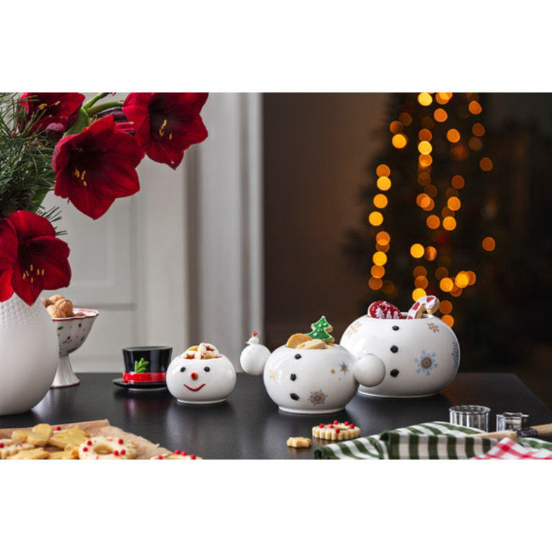 Villeroy & Boch Christmas Toys Memory Snowman Cookie Jar | Wayfair